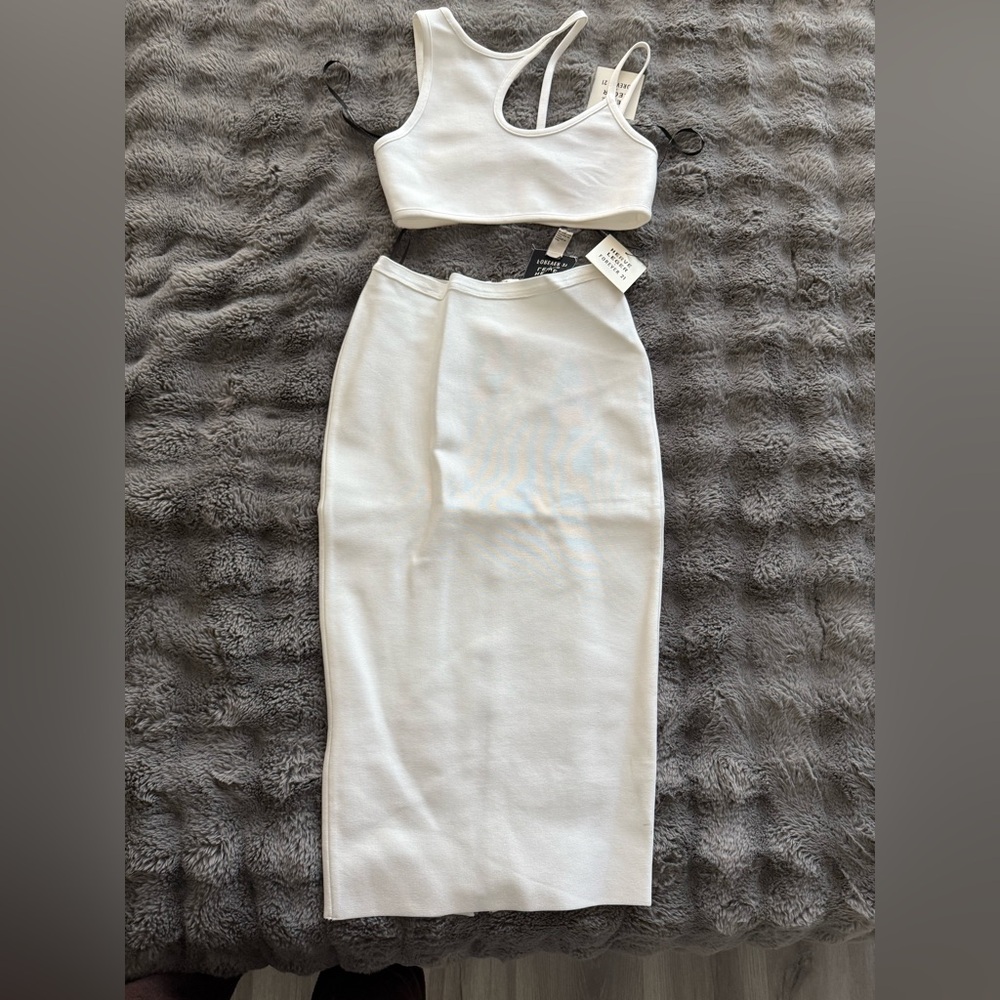White Skirt Set